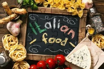 Food jigsaw puzzle
