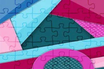 å½©è‰²ç«‹é«”å¹¾ä½• jigsaw puzzle