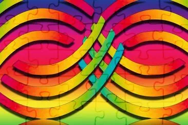 Bandes couleurs jigsaw puzzle