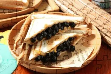 Boba hot pressed sandwich jigsaw puzzle
