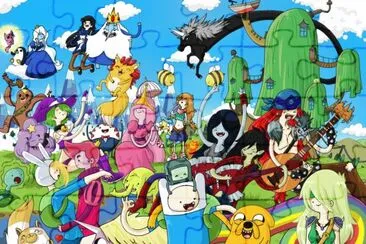 Hora de aventura jigsaw puzzle