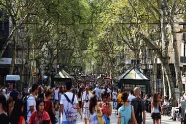 Las Ramblas de Barcelona jigsaw puzzle