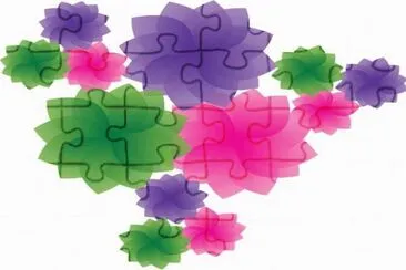 å½©è‰²çŸ¢é‡åœ– jigsaw puzzle