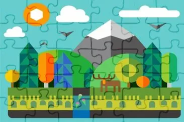 æ‰å¹³åŒ–çŸ¢é‡åœ– jigsaw puzzle