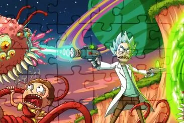 rick e morty jigsaw puzzle