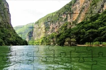 CaÃ±Ã³n del Sumidero, Chiapas. jigsaw puzzle