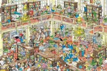 Biblioteca jigsaw puzzle