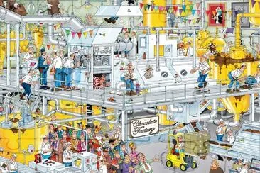 Fabrica de chocolate jigsaw puzzle