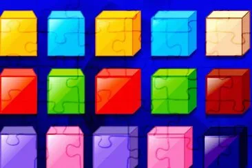 Cubes couleur jigsaw puzzle