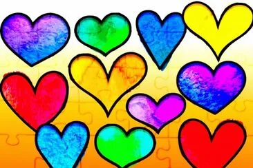 Coeurs jigsaw puzzle