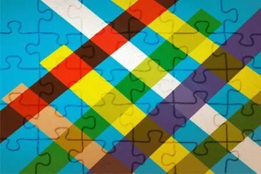 å½©è‰²æ¢ç´‹ jigsaw puzzle