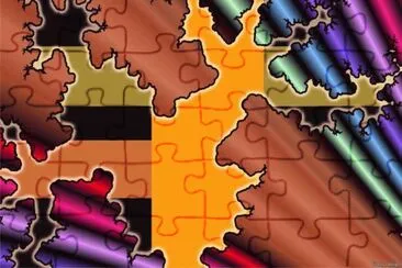 å½©è‰²æ¢ç´‹ jigsaw puzzle