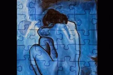 Desnudo azul
