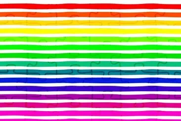 Bandes couleurs jigsaw puzzle