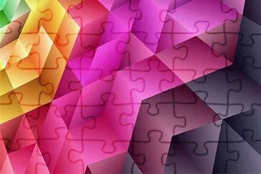 å½©è‰²å¹¾ä½•åº•ç´‹ jigsaw puzzle
