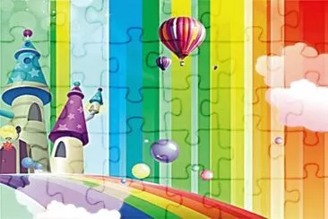 å½©è‰²èƒŒæ™¯ (å·¦) jigsaw puzzle