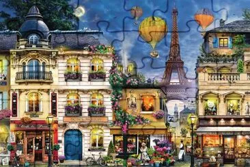 Noche en Paris jigsaw puzzle