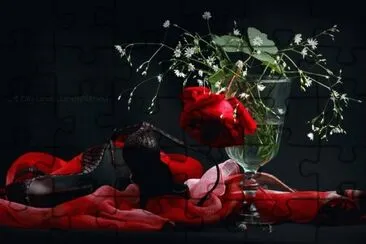 vermelho jigsaw puzzle