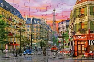 Paris jigsaw puzzle