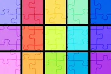 draw jigsaw puzzle