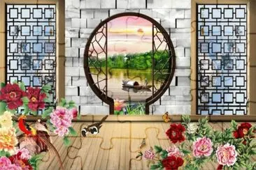 æ–°ä¸­å¼èƒŒæ™¯ jigsaw puzzle