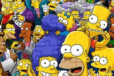 Familia Simpson jigsaw puzzle