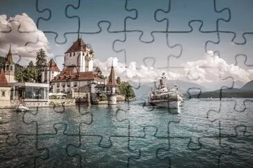 Castillo Oberhofen  Suiza jigsaw puzzle
