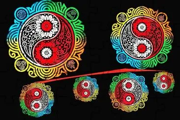 Mandala jigsaw puzzle