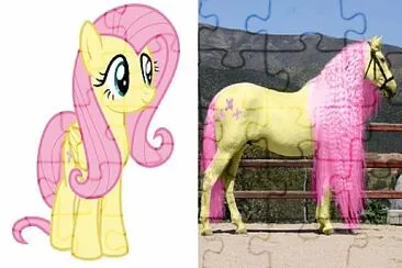 פאזל של Caballo rosa