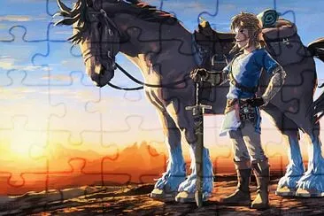 link y su caballo