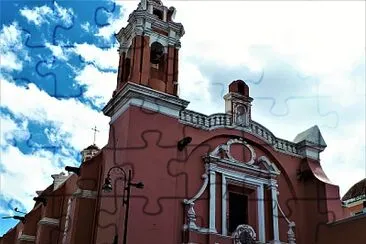 Templo en la Ciudad de Puebla, MÃ©xico.