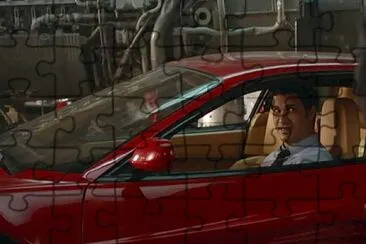 The Car looks good on Walt!- Cliffhanger jigsaw puzzle