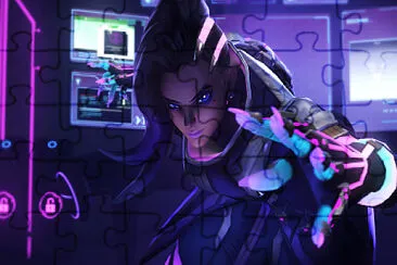 sombra overwatch jigsaw puzzle