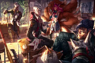 Ahri academia jigsaw puzzle