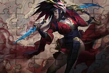פאזל של akali luna de sangre