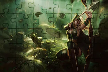 Ashe bosque de sherwood jigsaw puzzle