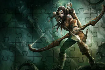 Ashe tribu woad jigsaw puzzle