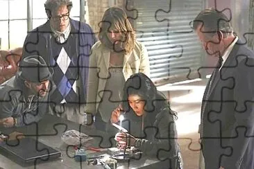 Examining evidence. - A Cyclone jigsaw puzzle
