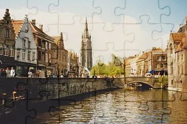 Le canal Ã  Bruges