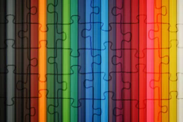 Colors Pencils Bis jigsaw puzzle