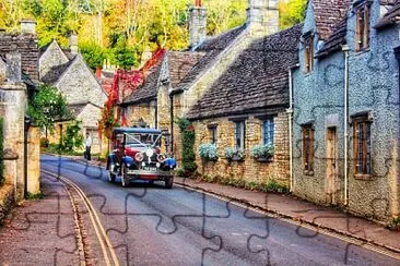 Castle Combe-Inglaterra- jigsaw puzzle