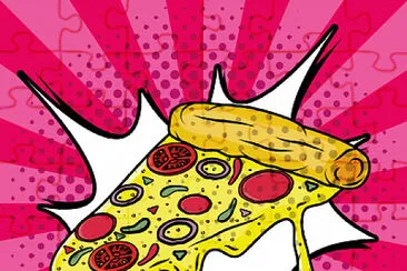 pizza jigsaw puzzle