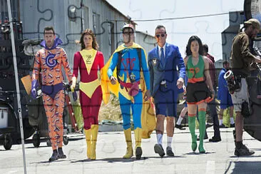 Walking like superheroes - Super Fun Guys jigsaw puzzle