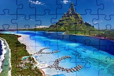 Bora Bora (Polinesia francesa) jigsaw puzzle