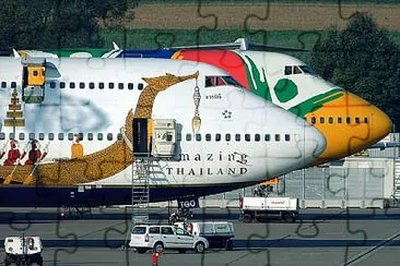 funny airplanes4 jigsaw puzzle