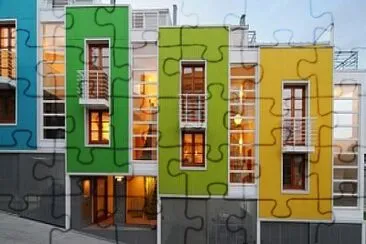 Casas coloridas jigsaw puzzle
