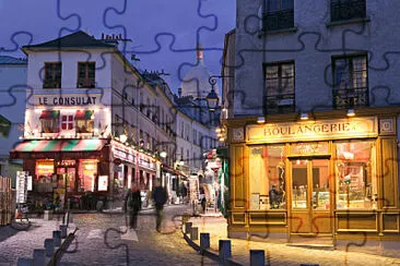 Rue Norvins y Montmartre(Paris)