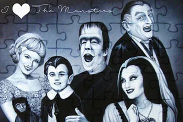 LA FAMILIA MONSTER jigsaw puzzle