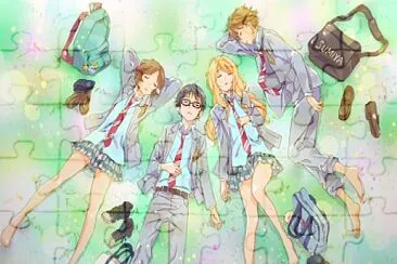 Shigatsu Wa Kimi No Uso jigsaw puzzle