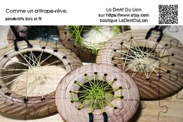 פאזל של Comme un attrape-rÃªve, pendentifs, La Dent du Lion